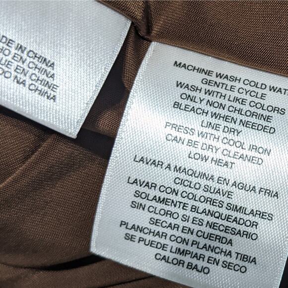 Rachel Rachel Roy Willow Strappy Slinky Jumpsuit Brown Women's Size Small - Picture 10 of 10